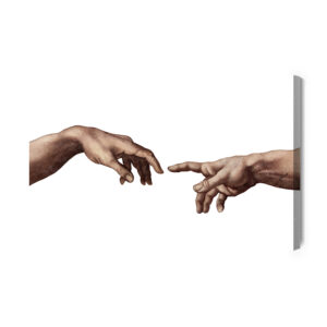 Leinwandbild Adams Minimalistische Schöpfung