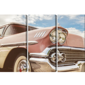 Mehrteiliges Bild Amerikanisches Auto Aus Den 1950Er Jahren