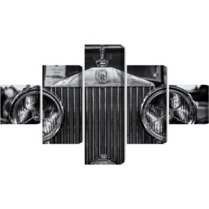 Mehrteiliges Bild Rolls Royce Hautnah