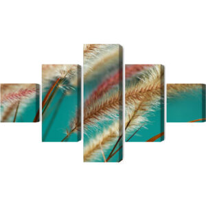 Mehrteiliges Bild Pflanzen Im Makromaßstab