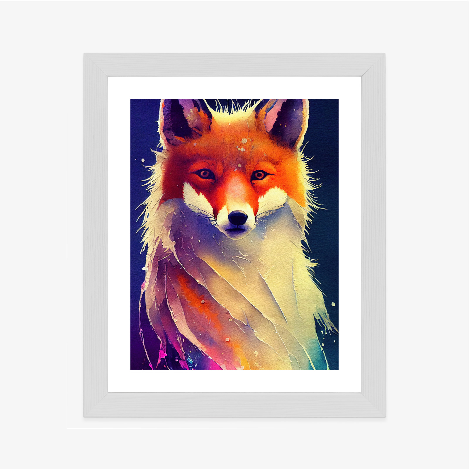 Poster Beautiful Fine Art Portrait Of Red Fox. Generated By Ai, Is Not Based On Any Original Image, Character Or Person – Bild 5