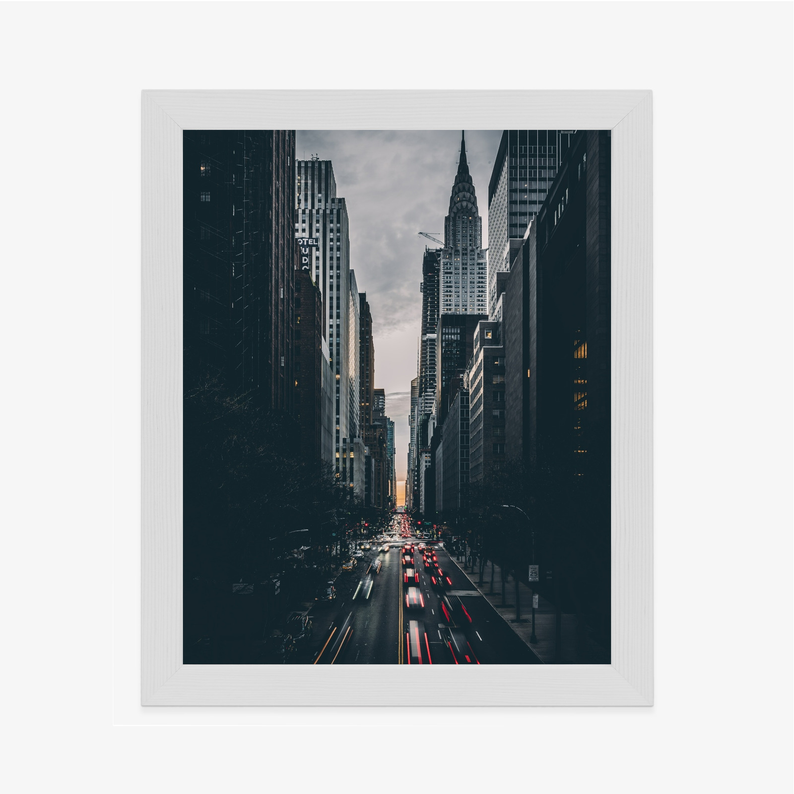 Poster New Yorker Straße Und Architektur Rahmen Aluminium Farbe Schwarz – Bild 6