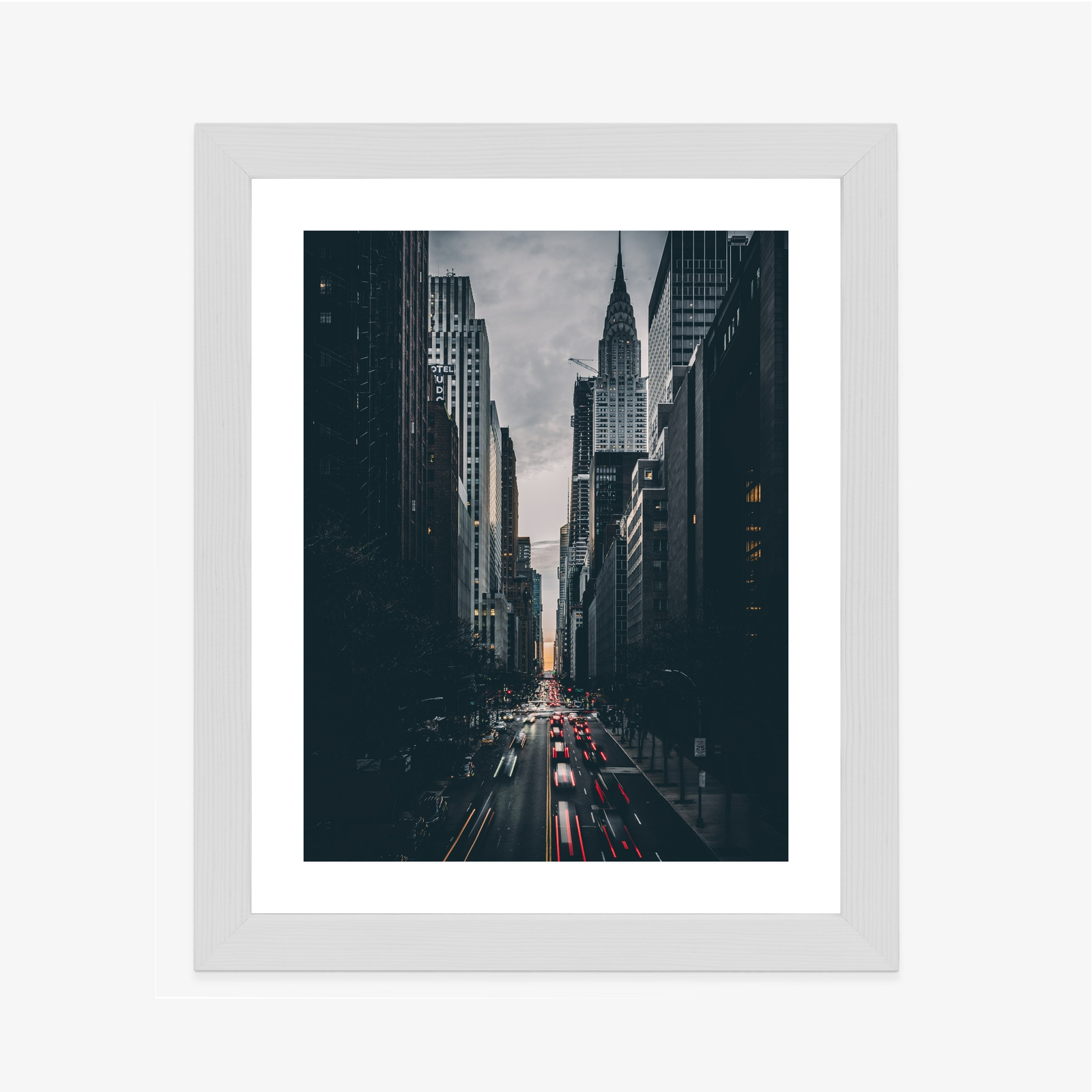 Poster New Yorker Straße Und Architektur Rahmen Aluminium Farbe Schwarz – Bild 8