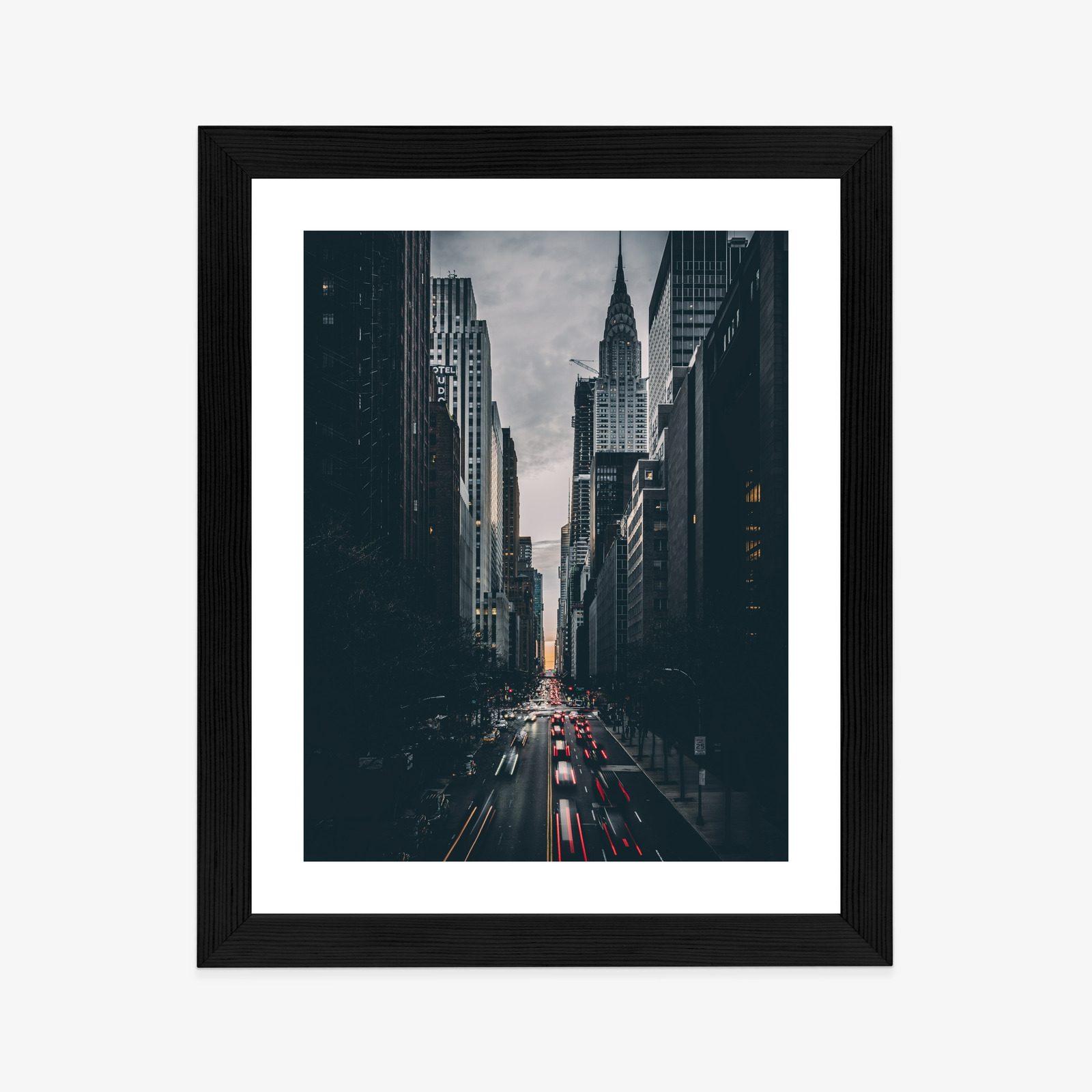 Poster New Yorker Straße Und Architektur Rahmen Aluminium Farbe Schwarz – Bild 9