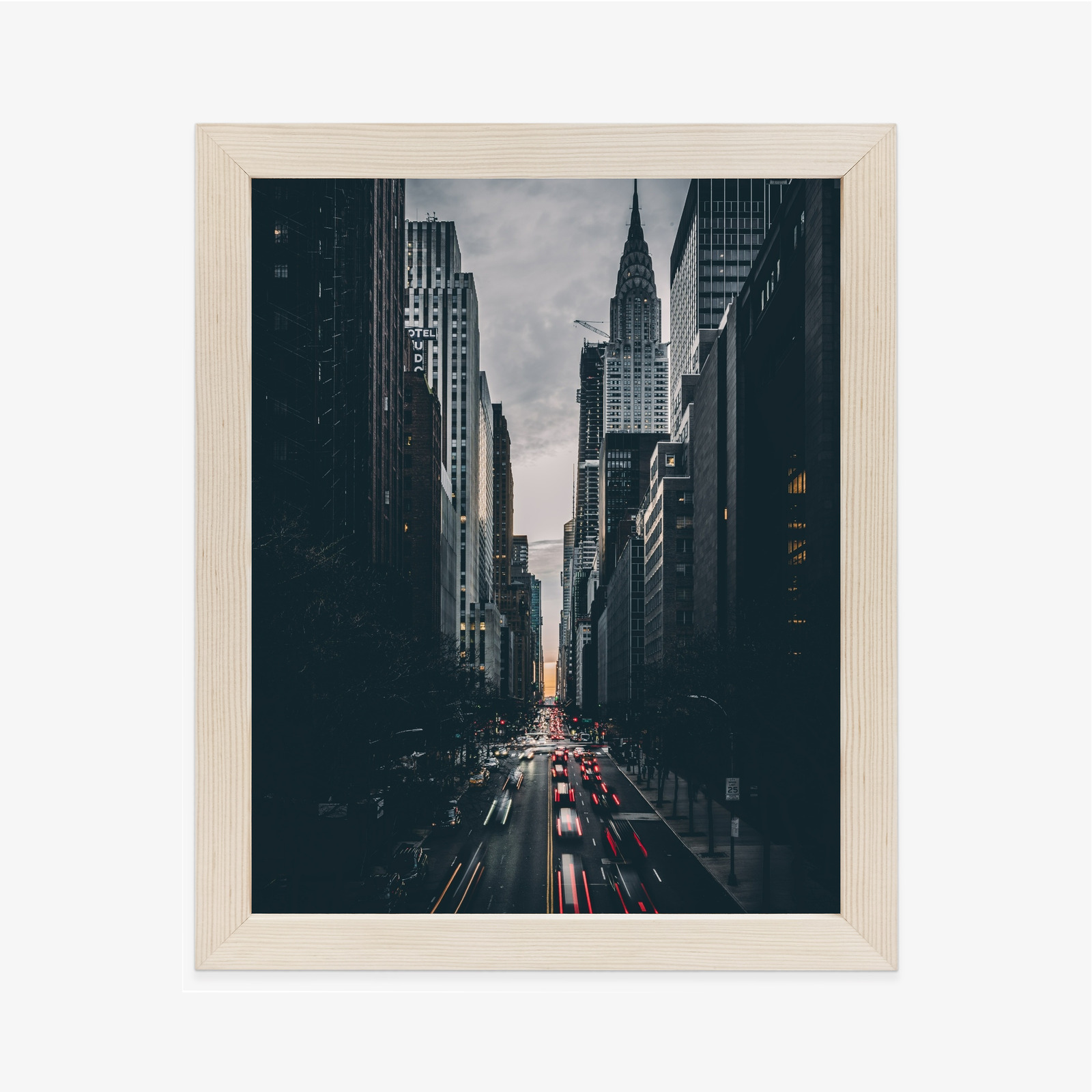 Poster New Yorker Straße Und Architektur Rahmen Aluminium Farbe Schwarz – Bild 10