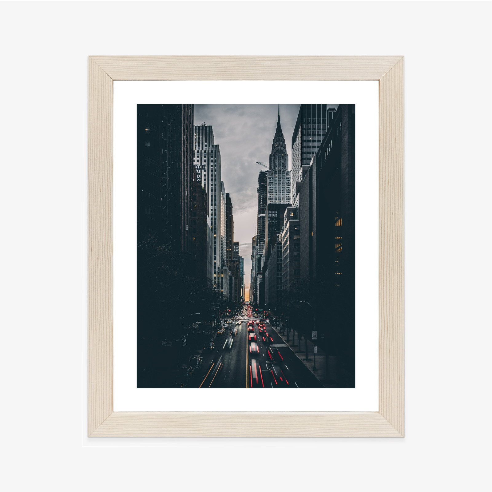 Poster New Yorker Straße Und Architektur Rahmen Aluminium Farbe Schwarz – Bild 11