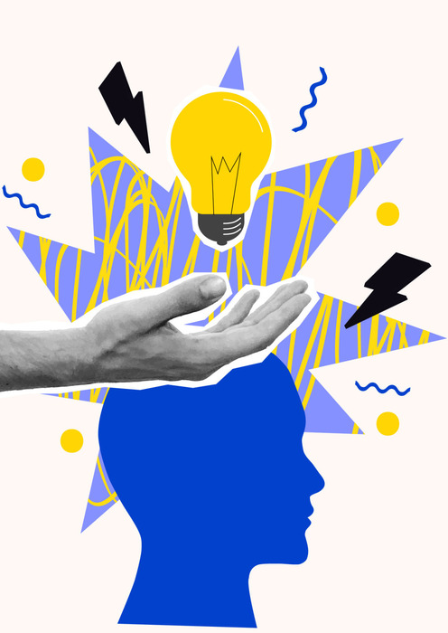 Poster Eine Markante Idee Im Stil Der Pop Art Rahmen Aluminium Farbe Schwarz – Bild 4