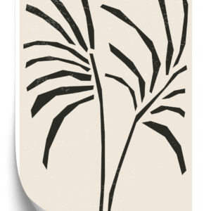 Poster Blätter Im Matisse-Stil