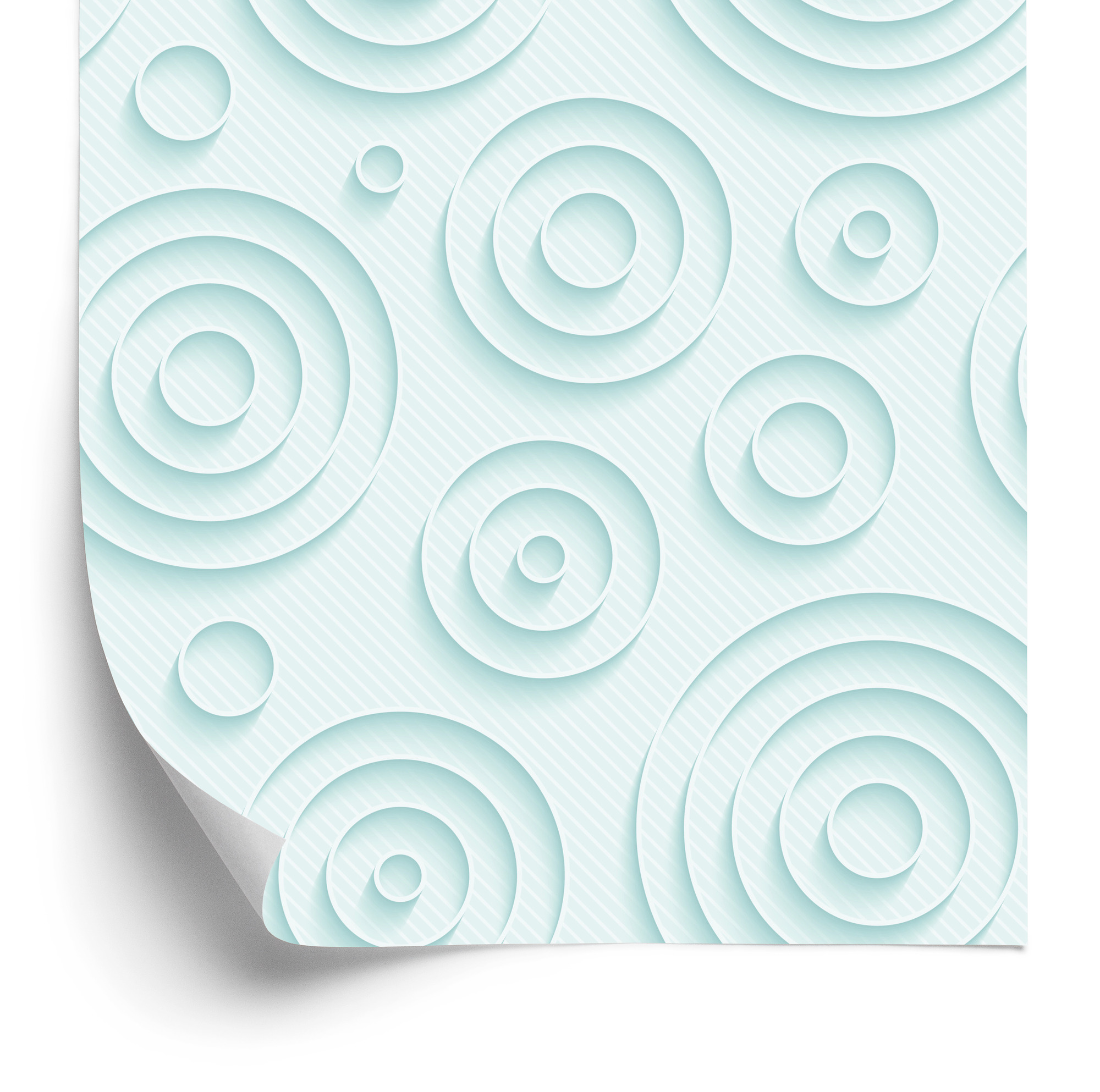 Tapete Geometrisches Modernes 3D Für Wohnzimmer