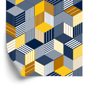 Tapete Bunte Raumillusion