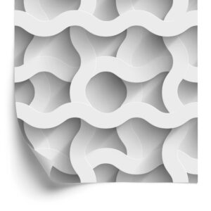 Tapete Abstrakte Wellen 3D