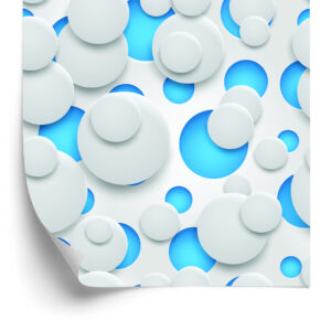 Tapete Abstraktes Geometrisches Muster - 3D-Effekt