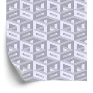 Tapete Isometrisches 3D-Motiv