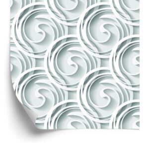 Tapete Abstraktes Geometrisches 3D-Muster