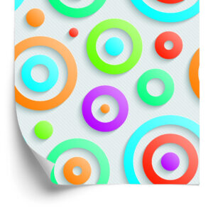 Tapete Modernes Geometrisches 3D-Kinderzimmer