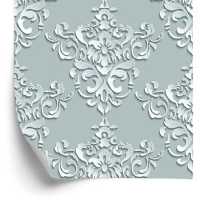 Tapete Optische Ornamente Für Schlafzimmer 3D-Effekt