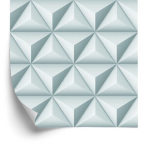 Tapete Modernistische Pyramiden - 3D-Effekt