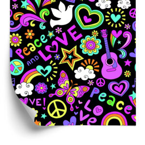 Tapete Bunte Mädchenhafte Muster