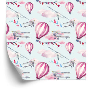 Tapete Ballons Unter Flugzeugen