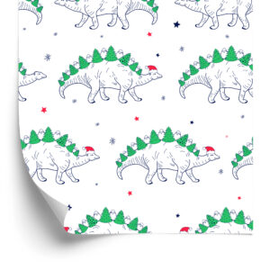 Tapete Baum-Dinosaurier Für Das Kinderzimmer