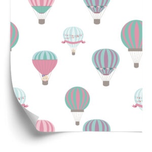 Tapete Bunte Fahrzeugballons