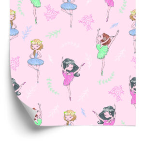 Tapete Blumen Grün Für Tänzerin