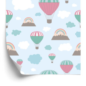 Tapete Ballons Über Den Bergen