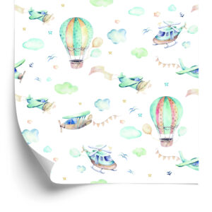 Tapete Ballons Inmitten Von Sternen