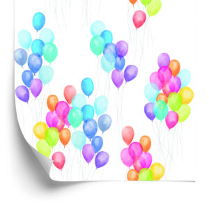 Tapete Bunte Luftballons