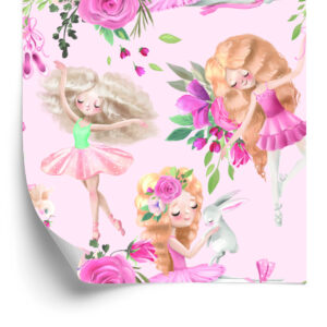 Tapete Aquarell Ballerinas