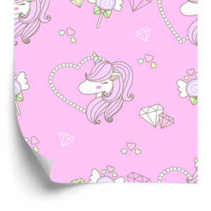 Tapete Einhorn Mit Herz