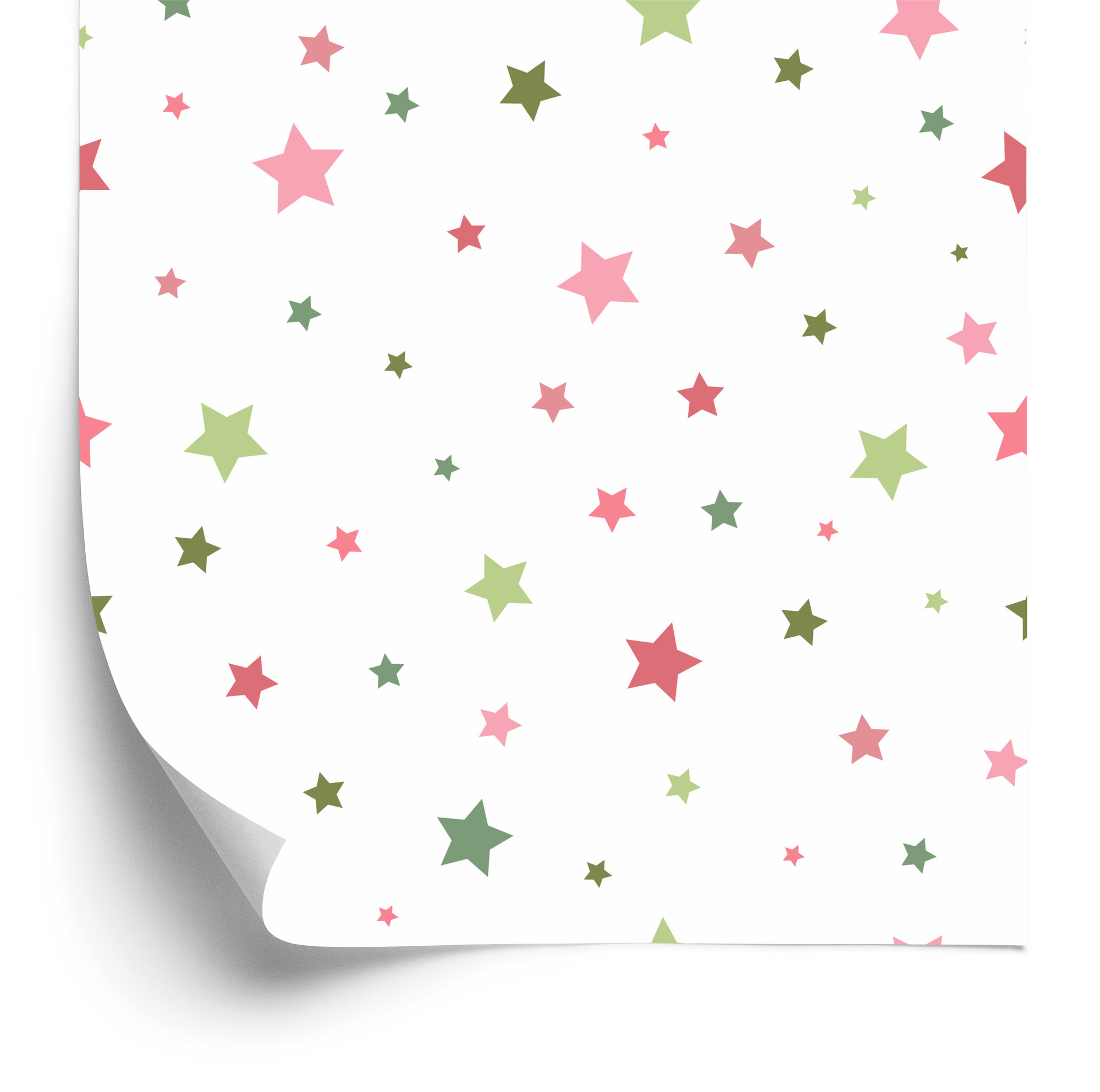 Tapete Für Kinder - Bunte Sterne