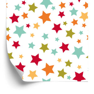 Tapete Für Kinder - Bunte Sterne