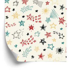 Tapete Für Kinder - Bunte Sterne