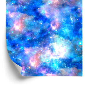 Tapete Bunter Kosmischer Nebel
