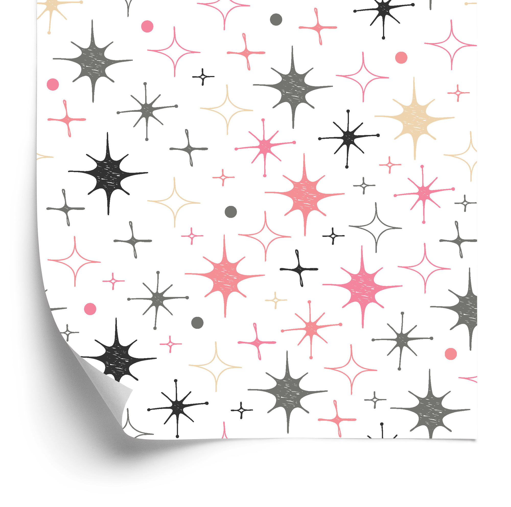 Tapete Für Kinder - Bunte Sterne