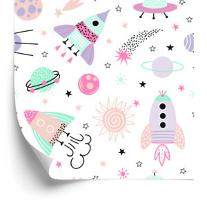 Tapete Für Kinder - Kosmos