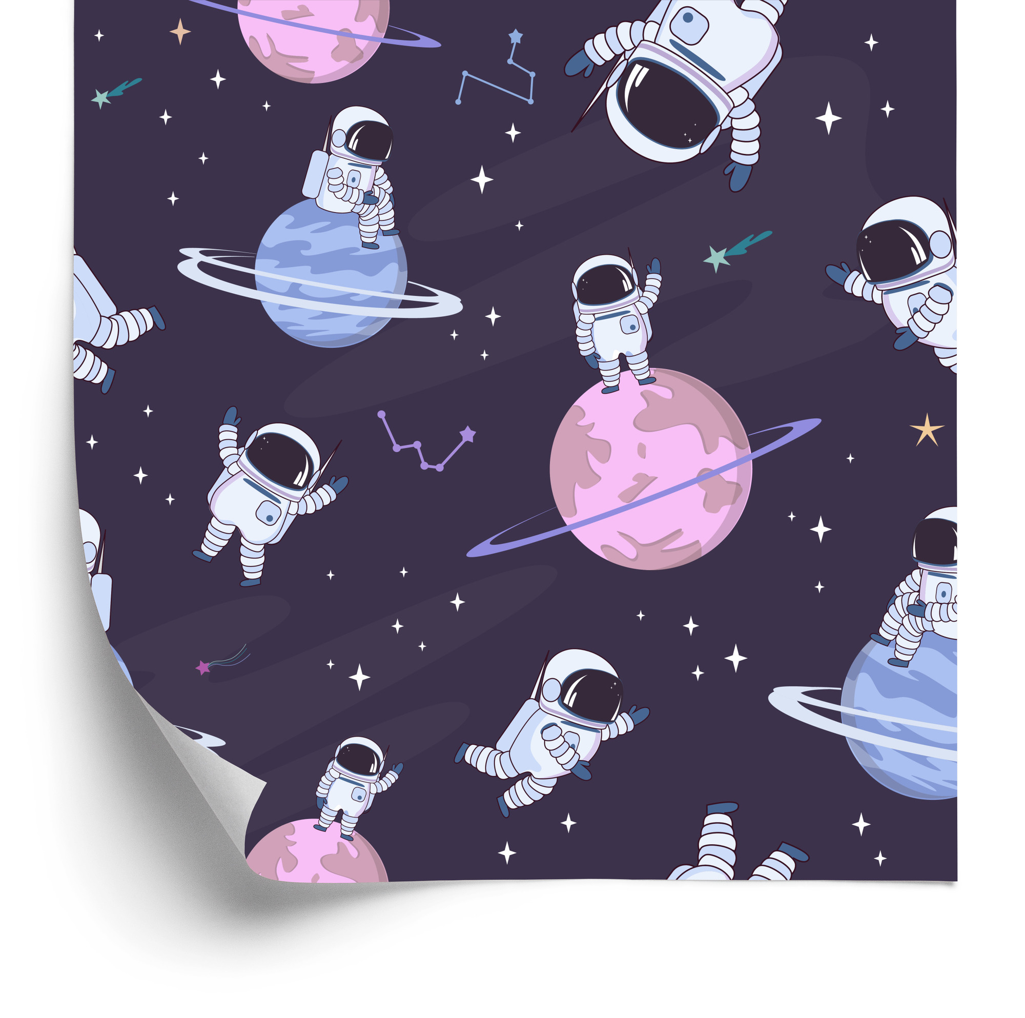 Tapete Kleine Astronauten