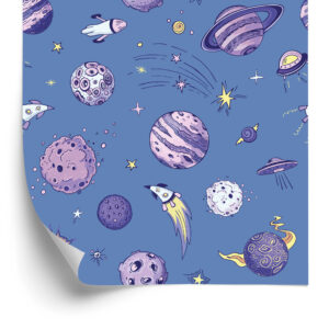 Tapete Weltraumplaneten Und Raumschiffe