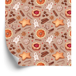 Tapete Weihnachtslebkuchen