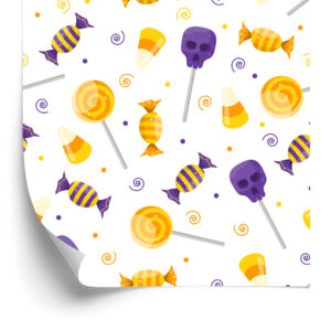 Tapete Süßigkeiten Für Halloween