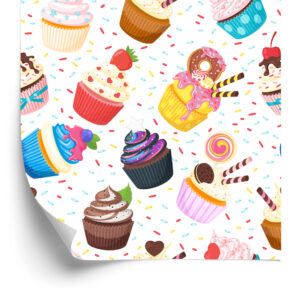 Tapete Bunte Muffins