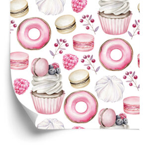 Tapete Vintage-Gebäck