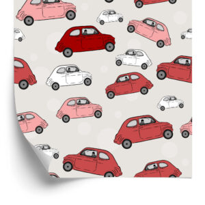 Tapete Für Kinder - Bunte Autos