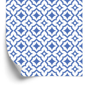 Tapete Abstrakte Ornamente Im Retro-Stil