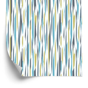 Tapete Bunte Retro-Streifen