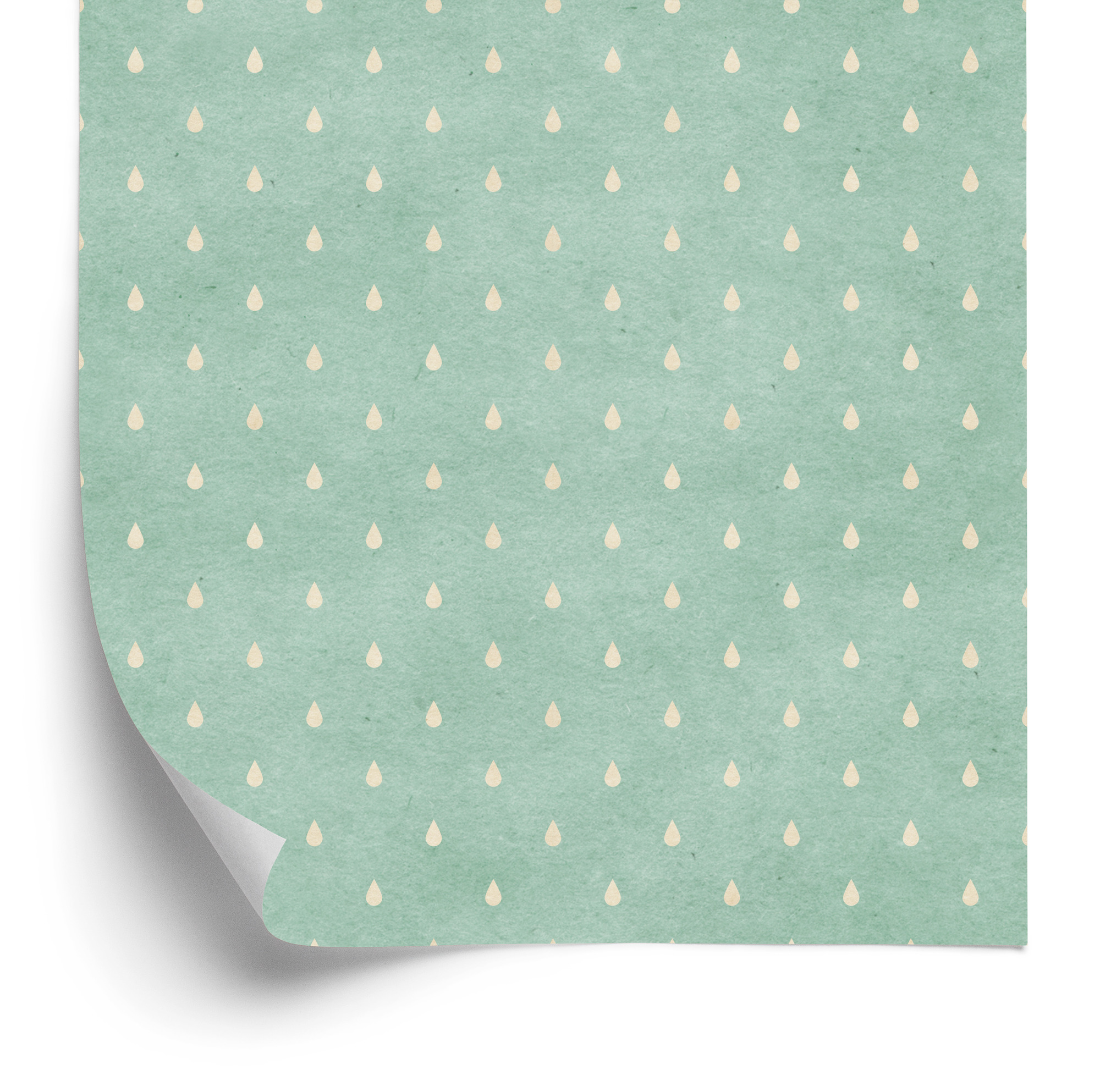 Tapete Tropfen Im Retro-Stil