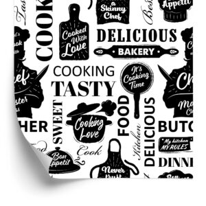 Tapete Für Die Küche - Kochutensilien