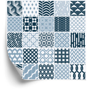 Tapete Modernistisches Geometrisches Mosaik