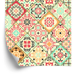 Tapete Fliesenimitation Orientalisches Küchenmosaik